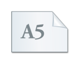 A5 kortti vaakamalli